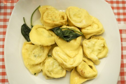 Tortelloni beurre et sauge