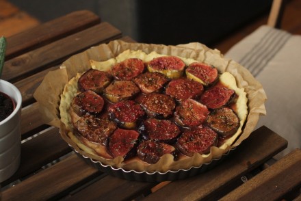 Recette tarte sablée figue thym hotpopote